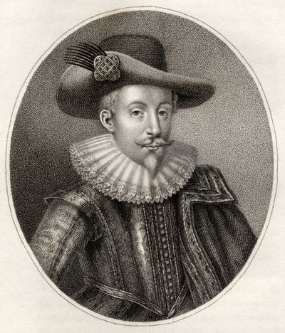 John Digby, incisione di Bocquet, illustrazione da 